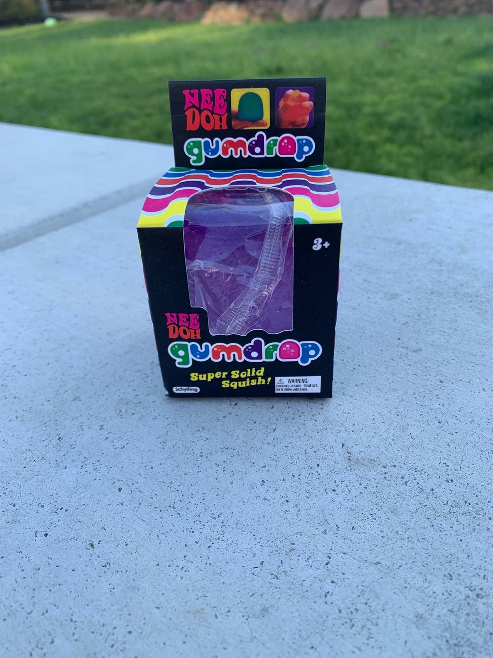 Purple NEEDOH Gumdrop Squish Toy